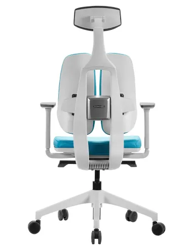 Кресло DUOREST D2 WHITE/BLUE ортопедическое