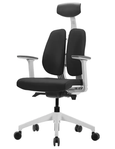 Крісло DUOREST D2 WHITE/GREY, ортопедичне