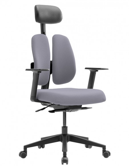 Кресло DUOREST GOLD D2500G-DAS GREY, ортопедическое, серый цвет