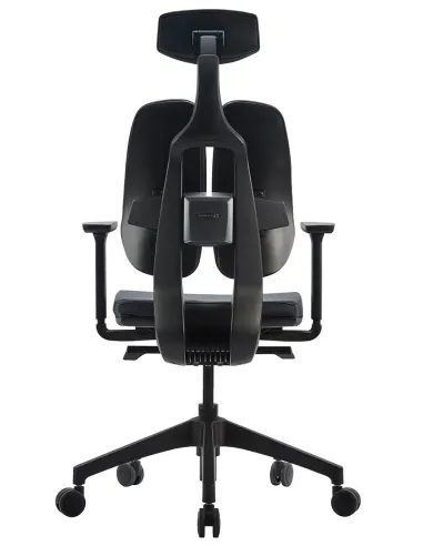 Кресло DUOREST D2 BLACK/GREY, ортопедическое