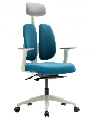 Кресло DUOREST GOLD D2500G-DASW BLUE-GREEN, ортопедическое