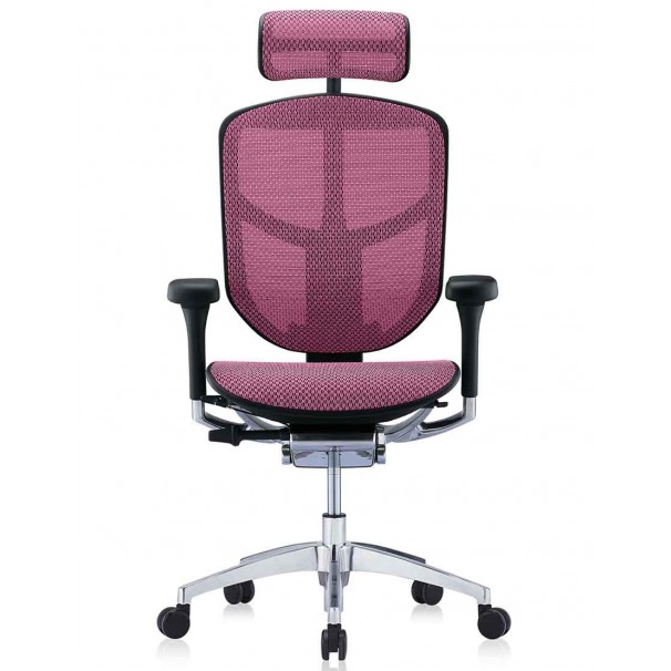 Кресло ENJOY ELITE 2 (EJE2-AB-HAM-5D-L, сетка T-168-B5 Pink), эргономичное