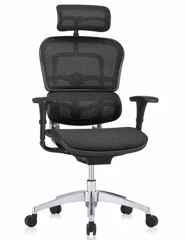 Кресло ERGOHUMAN PROJECT (EHB-WB-HAM), эргономичное, чорная сетка - цена Киев, Харьков, Днепр, Одеса, Львов