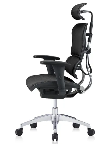 Кресло ERGOHUMAN PROJECT (EHB-WB-HAM), эргономичное, чорная сетка - цена Киев, Харьков, Днепр, Одеса, Львов