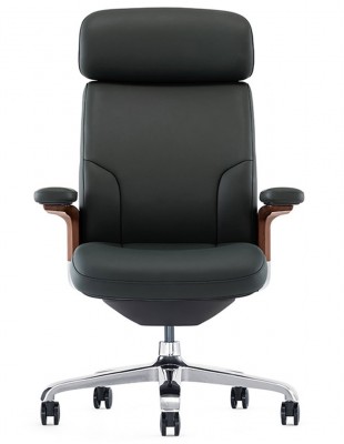 Крісло ROVER FK006-A для керівника, шкіряне, зелене 2