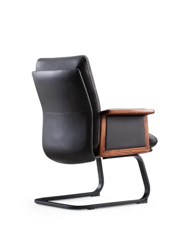 Кресло PULMANN A2262 для руководителя, кожаное, черный цвет - цена Киев, Днепр, Одесса, Харьков, Львов