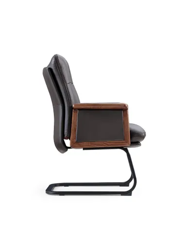 Кресло PULMANN A2262 для руководителя, кожаное, черный цвет - цена Киев, Днепр, Одесса, Харьков, Львов