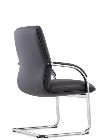 Кресло А2216 для руководителя, кожаное, бежевое