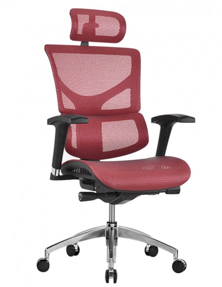Кресло EXPERT SAIL ART (SASM01), эргономичное, цвет красный