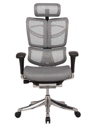 Кресло EXPERT FLY (HFYM01) для руководителя, ортопедическое, серо-черный 2