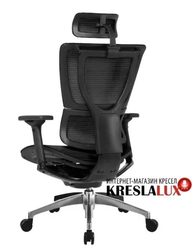 Кресло Mirus-Ioo черное - Купить компьютерное эргономичное кресло для руководителя, черного цвета. Цена в Киеве, Харькове, Днепр