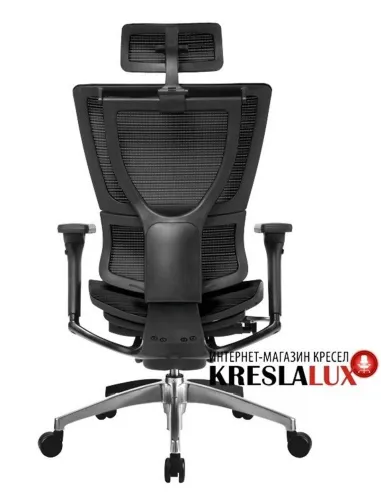 Кресло Mirus-Ioo черное - Купить компьютерное эргономичное кресло для руководителя, черного цвета. Цена в Киеве, Харькове, Днепр