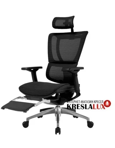 Кресло Mirus-Ioo черное - Купить компьютерное эргономичное кресло для руководителя, черного цвета. Цена в Киеве, Харькове, Днепр