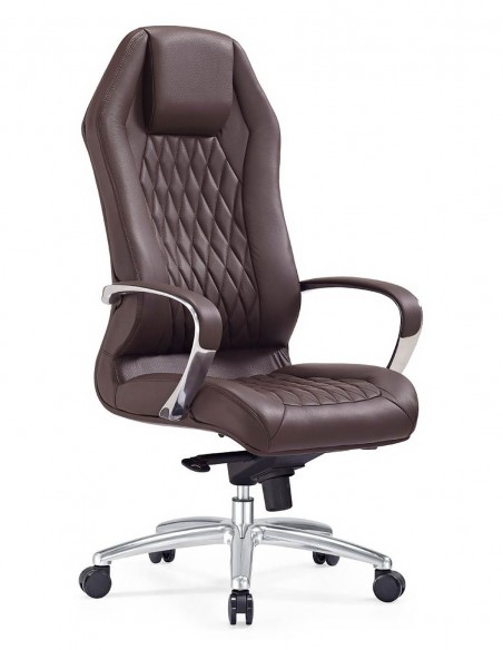 Кресло F103 BRL для руководителя, коричневое