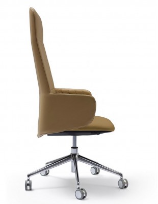 Кресло QUINTI SEDUTE DEEP DIAMOND для руководителя, кожаное 2