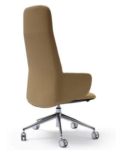 Кресло QUINTI SEDUTE DEEP DIAMOND для руководителя, кожаное