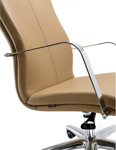 Кресло QUINTI SEDUTE AURORA для руководителя, кожаное