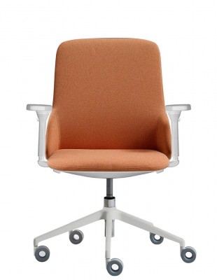 Кресло QUINTI SEDUTE DEEP MANAGERIAL, офисное, белый корпус 2