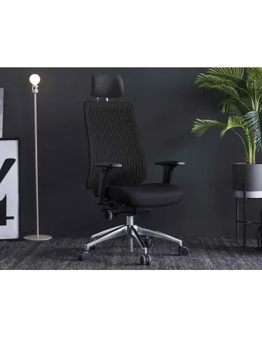 Крісло COMF-PRO TRULY BLACK, ергономічне, з підголівником - ціна в Києві, Дніпрі, Одесі, Харкові, Львові