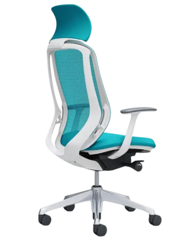 Кресло OKAMURA SYLPHY EXTRA HIGH WHITE для руководителя  - цена Киев, Днепр, Одесса, Львов, Харьков