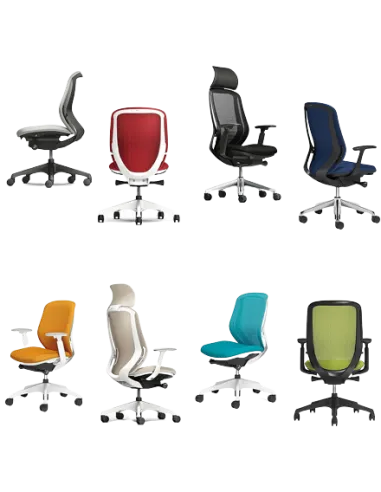 Кресло OKAMURA SYLPHY EXTRA HIGH WHITE для руководителя  - цена Киев, Днепр, Одесса, Львов, Харьков