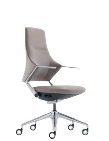 Крісло BALLET FK011 для керівника, шкіряне, бежевий колір - ціна Київ, Дніпро, Одеса, Львів, Харків