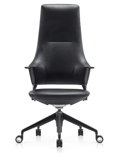 Кресло BALLET FK011-A для руководителя, кожаное, черный цвет - цена  Киев, Днепр, Одесса, Львов,  Харьков