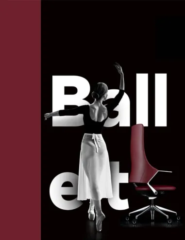 Кресло BALLET FK011-A для руководителя, кожаное, черный цвет - цена  Киев, Днепр, Одесса, Львов,  Харьков