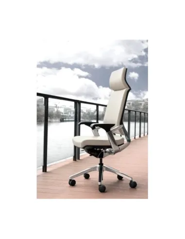 Кресло KA-01L для руководителя, кожаное, коричневое - цена  Киев, Днепр, Одесса, Львовь, Харьков