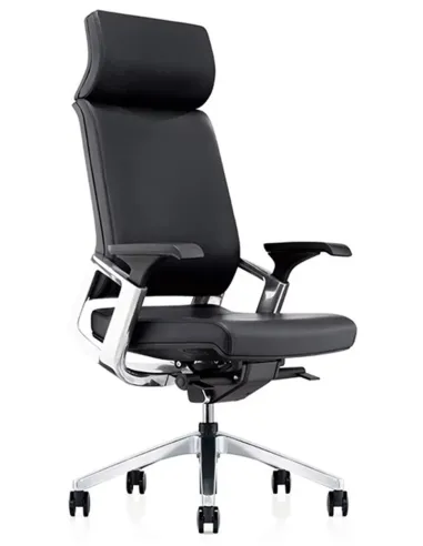 Кресло KA-01L для руководителя, кожаное, бежевое - цена Киев, Днепр, Одесса, Львов, Харьков