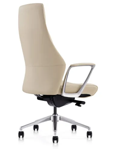 Кресло руководителя A1826, кожаное, бежевое-цена Киев, Днепр,Одесса, Львов, Харьков