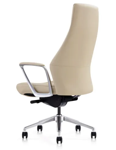Кресло руководителя A1826, кожаное, бежевое-цена Киев, Днепр,Одесса, Львов, Харьков