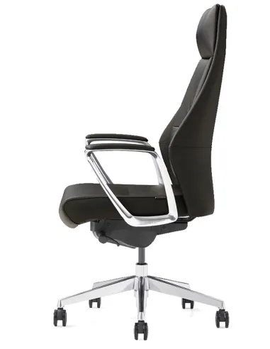 Кресло руководителя A1826, кожаное, черное - цена Киев, Днепр, Одесса, Львов, Харьков