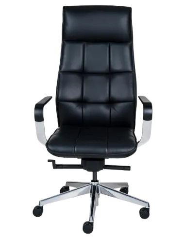 Кресло руководителя A2116, кожаное, черное - цена Киев, Днепр, Одесса, Львов, Харьков