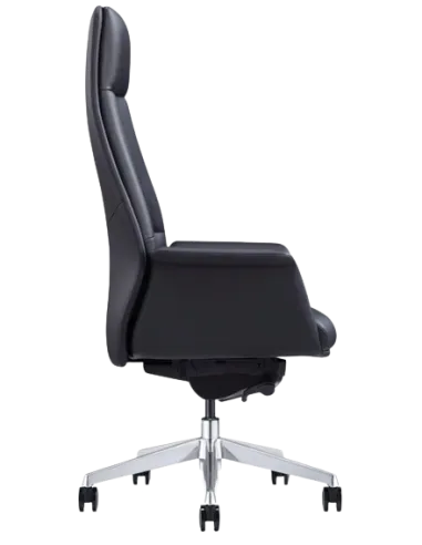 Кресло руководителя  A1612, кожаное, черное - цена Киев, Днепр, Одесса, Львов, Харьков