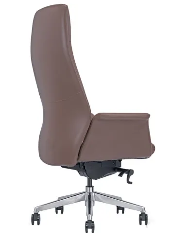 Кресло руководителя A1612, кожаное, коричневое - цена Киев, Днепр, Одесса, Львов, Харков