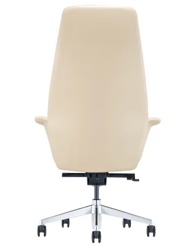 Кресло руководителя A1612, кожаное, бежевое -цена Киев, Днепр, Одесса, Львов, Харьков