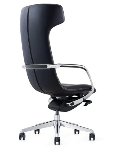 Кресло руководителя FK003-F-1, кожаное, дизайнерское, серое - купить в Киеве, Днепре, Харькове, Одессе, Виннице, Львове