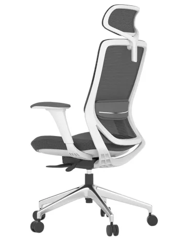 Кресло KRESLALUX SWIFT GHW LIGHT GREY ALU, офисное, эргономичное - цена Киев, Днепр, Харьков, Одеса, Львов, Винница, Мариуполь