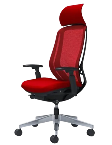 Кресло OKAMURA SYLPHY EXTRA HIGH BLACK RED для руководителя - цена Киев, Днепр, Харьков, Львов, Винница, Украина