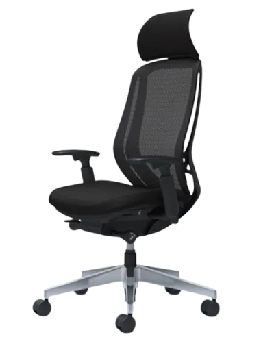 Кресло OKAMURA SYLPHY EXTRA HIGH BLACK для руководителя - цена Киев, Днепр, Харьков, Львов, Винница, Украина