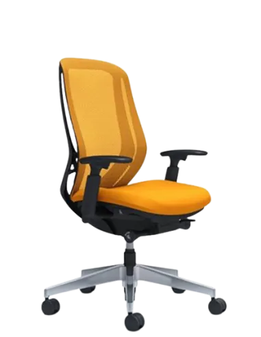 Кресло OKAMURA SYLPHY HIGH BACK BLACK - Купить японское офисное кресло для персонала. Цена в Киеве, Харькове, Днепропетровске, О