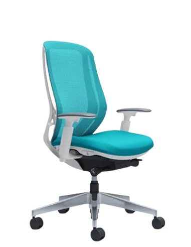 Кресло OKAMURA SYLPHY HIGH BACK WHITE для персонала