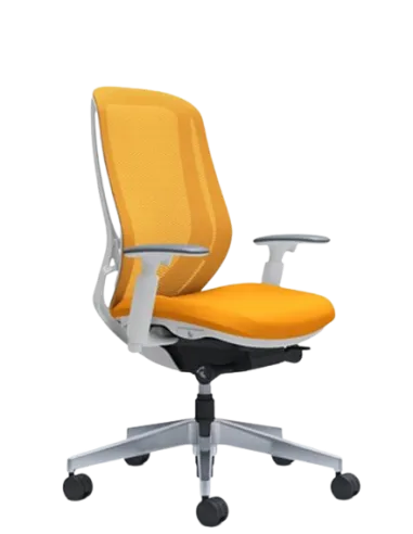 Кресло OKAMURA SYLPHY HIGH BACK WHITE для персонала