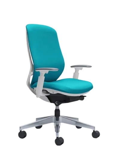 Кресло OKAMURA SYLPHY HIGH BACK FABRIC WHITE для персонала