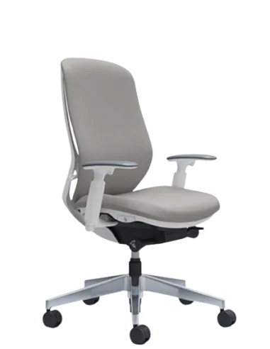 Кресло OKAMURA SYLPHY HIGH BACK FABRIC WHITE для персонала