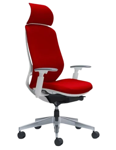 Кресло OKAMURA SYLPHY EXTRA HIGH FABRIC WHITE для руководителя