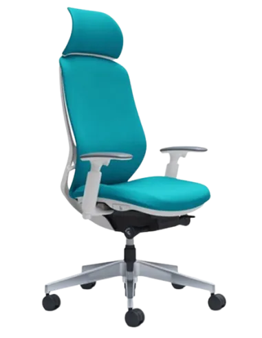 Кресло OKAMURA SYLPHY EXTRA HIGH FABRIC WHITE для руководителя