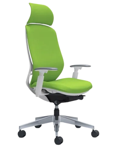 Кресло OKAMURA SYLPHY EXTRA HIGH FABRIC WHITE для руководителя