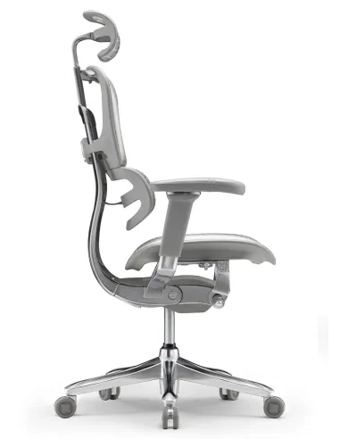 Кресло ERGOHUMAN SE (EHSE-AG-HAM-5D-E-D+LM-CH), эргономичное, серое - цена Киев, Днепр, Одесса, Львов, Харьков